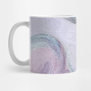 Blue Purple Violet Abstract Art Mug